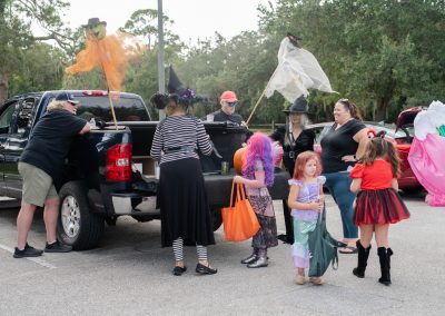 Children trick or treating in The Meadows Sarasota